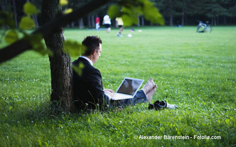 Homeoffice im Grünen